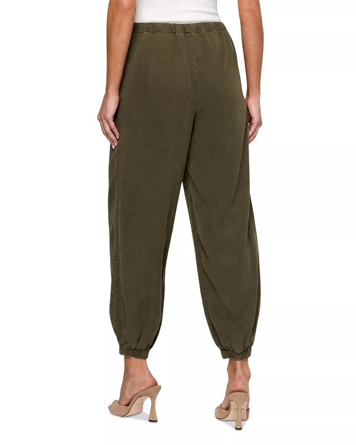Kimiko Drawstring Jogger Pants - Green