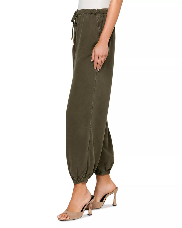 Kimiko Drawstring Jogger Pants - Green