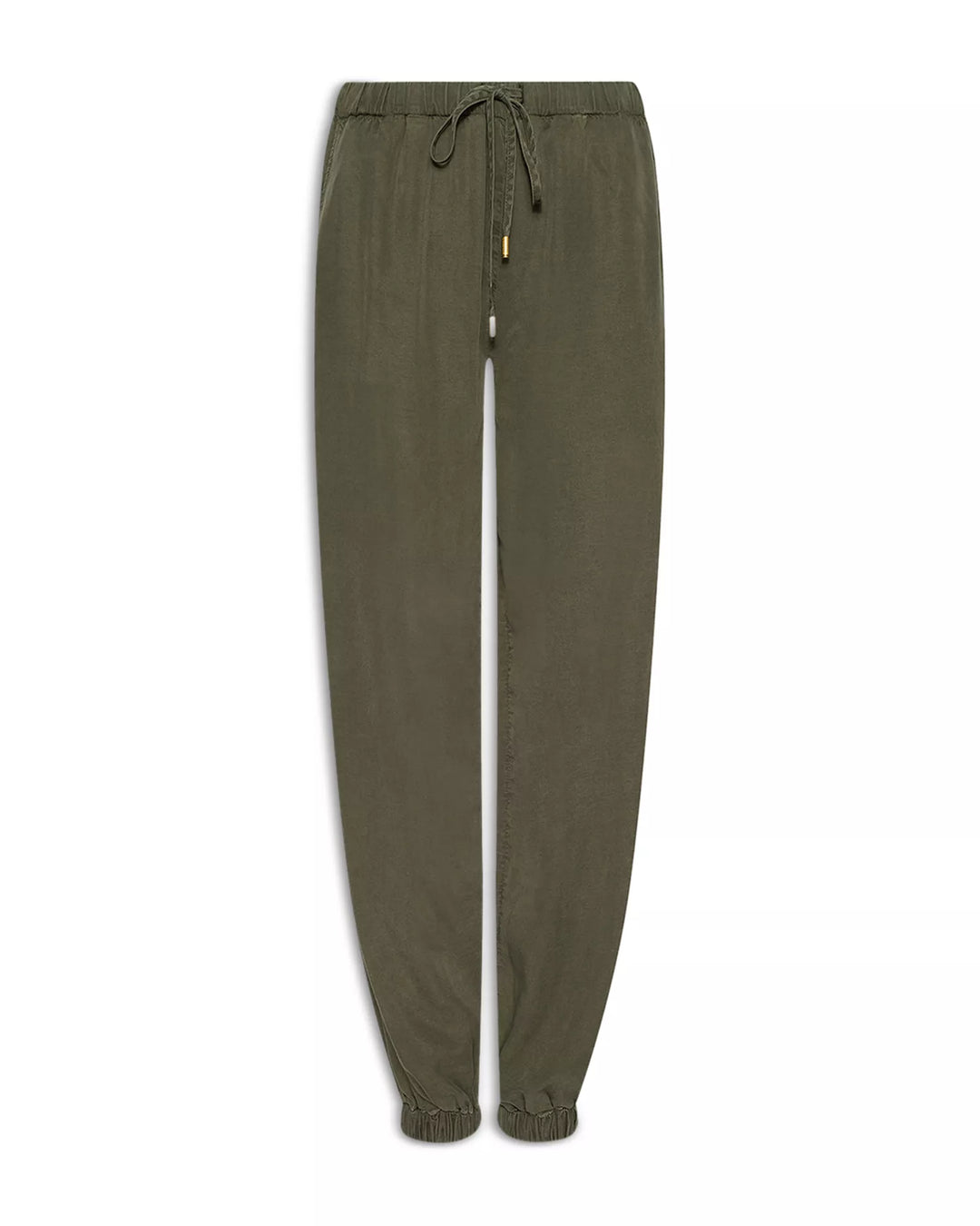Kimiko Drawstring Jogger Pants - Green
