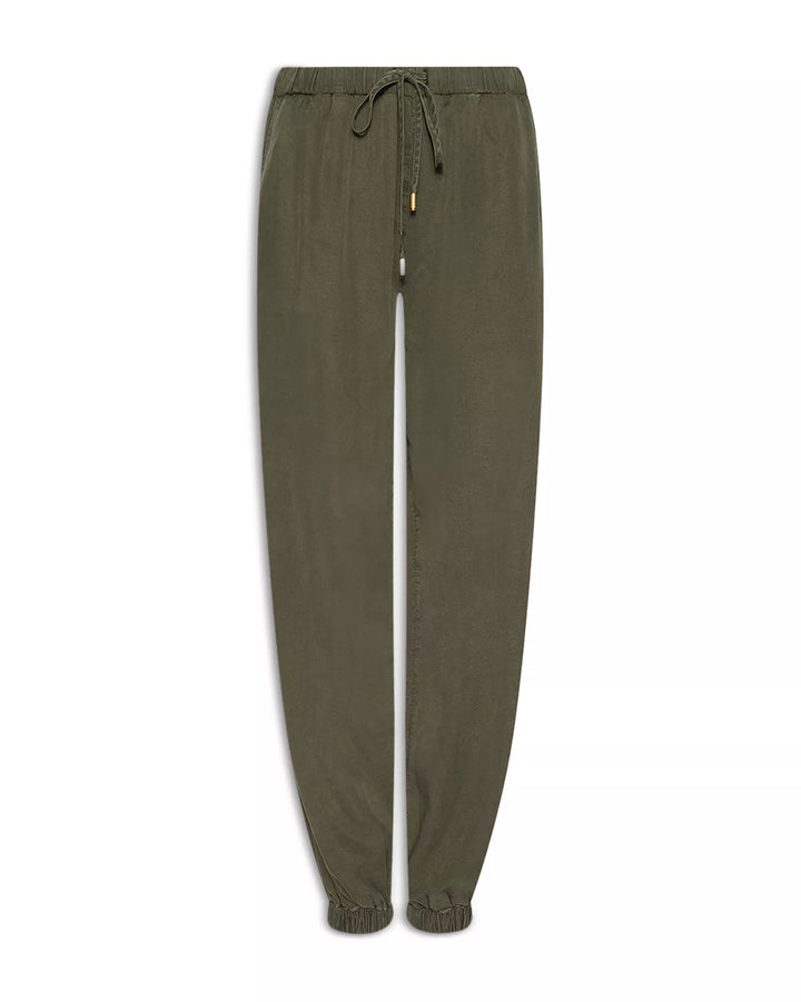 Kimiko Drawstring Jogger Pants - Green