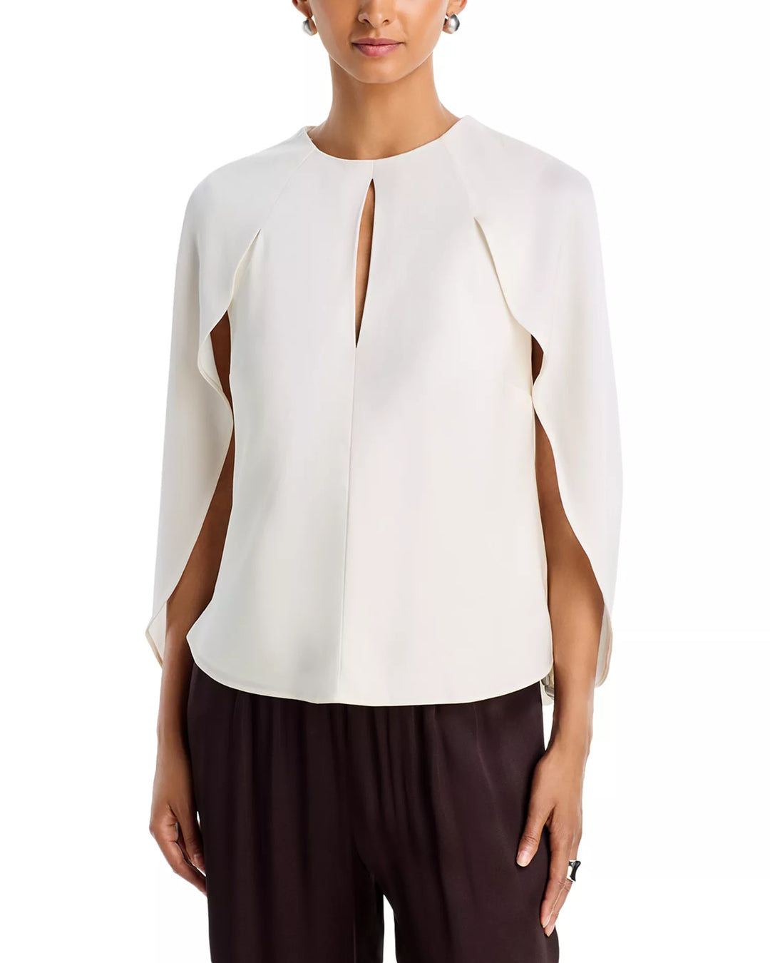 Lauren Cape Top - Ivory