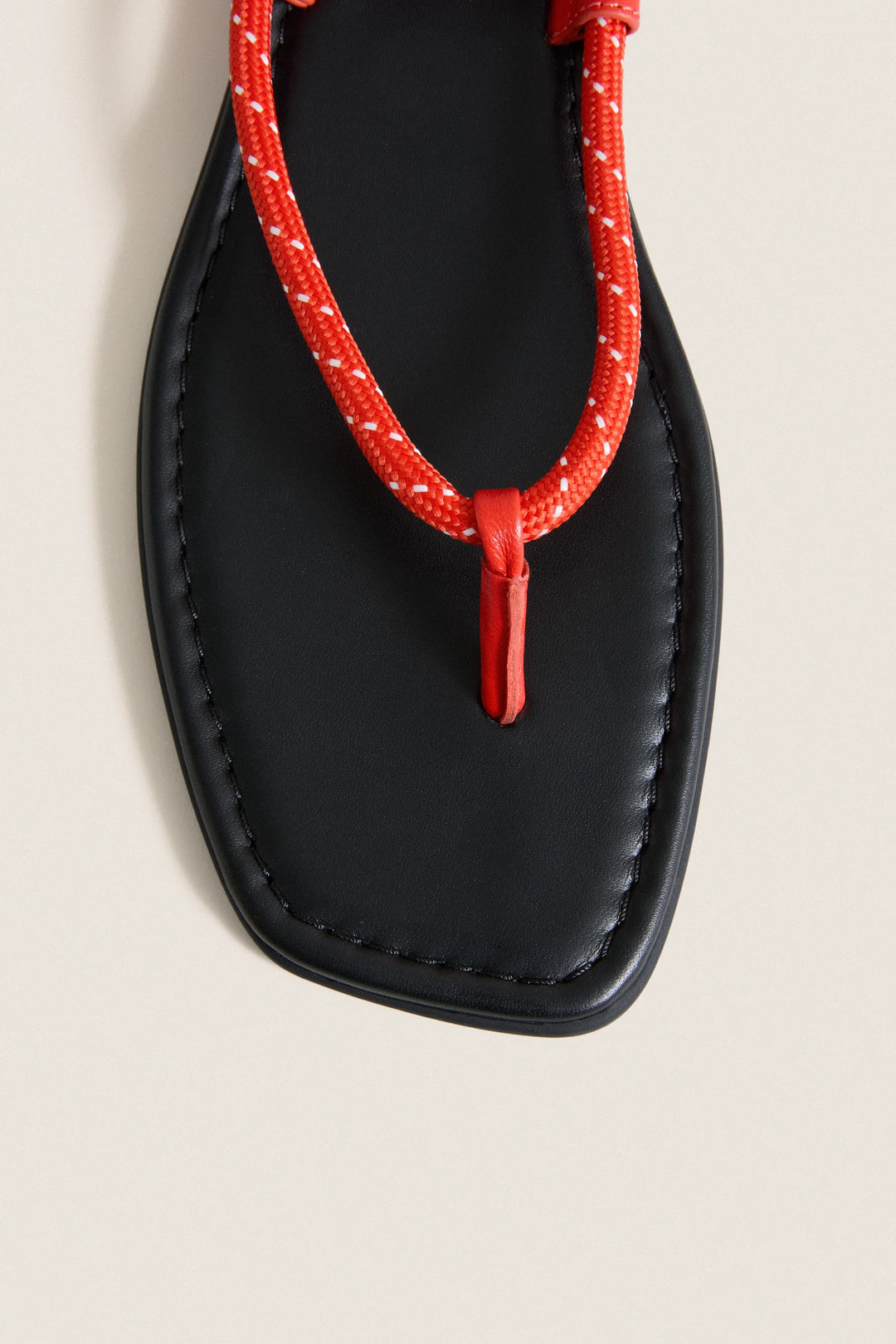Carmina Cord Sandals - Red