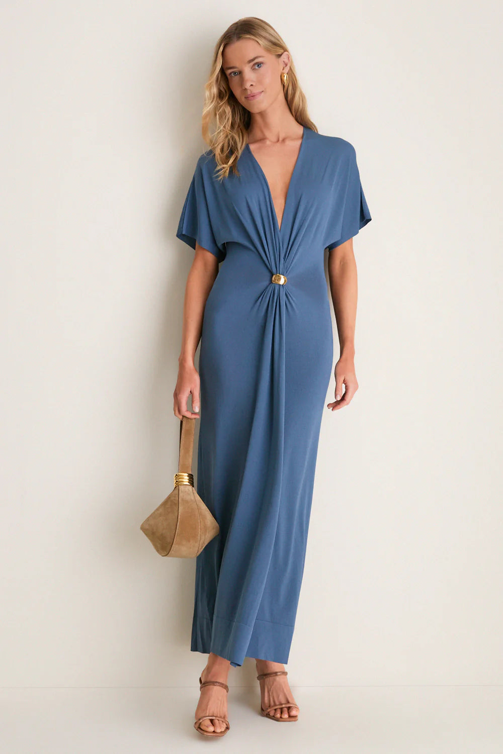 Rena Dress - Medium Blue