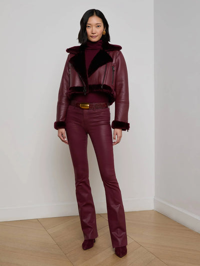 Pike Shearling Leather Jacket - More Colors Available