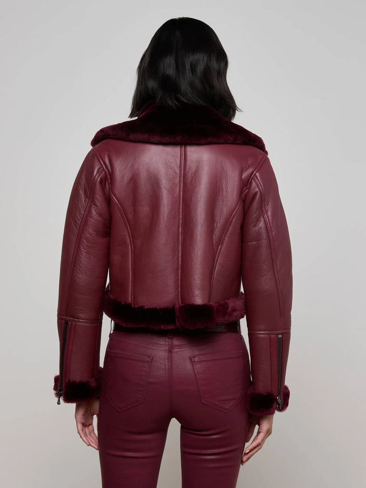 Pike Shearling Leather Jacket - More Colors Available
