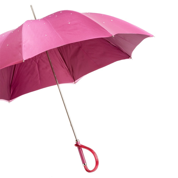 Pink Swarovski® Umbrella - Hot Pink