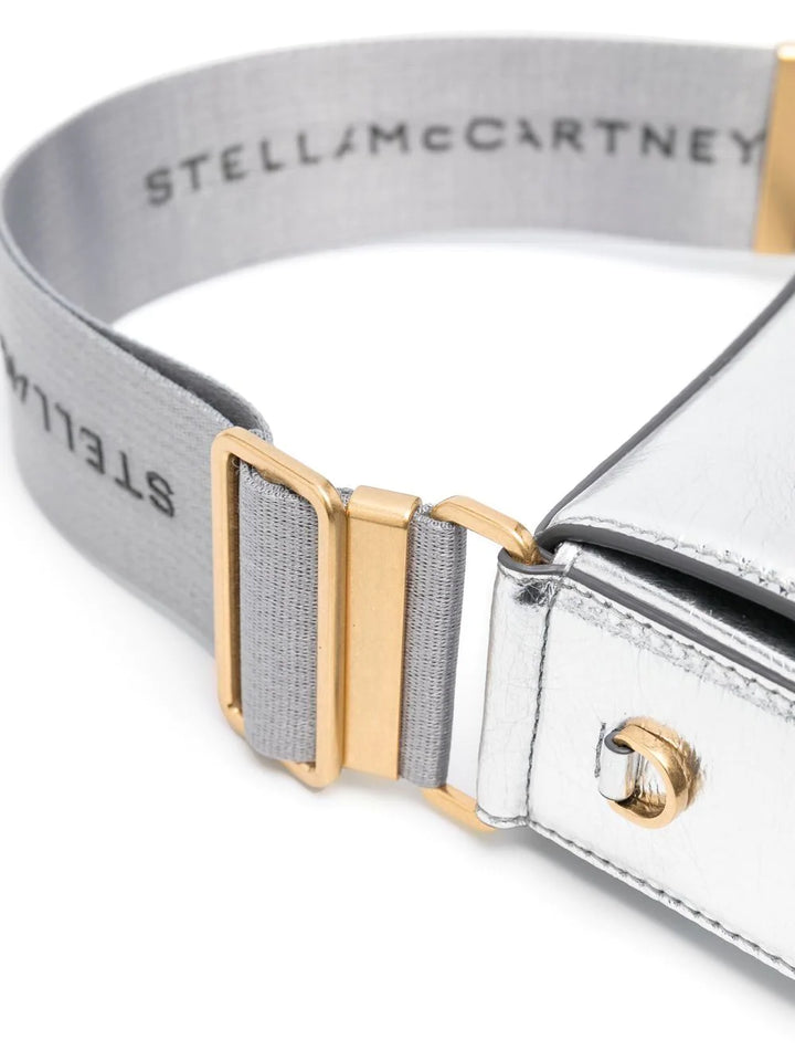 S-Wave Metallic Shoulder Bag - Silver