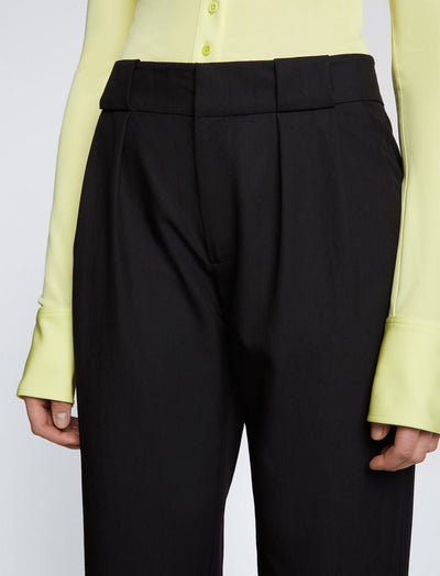 Drapey Suiting Trousers - Black