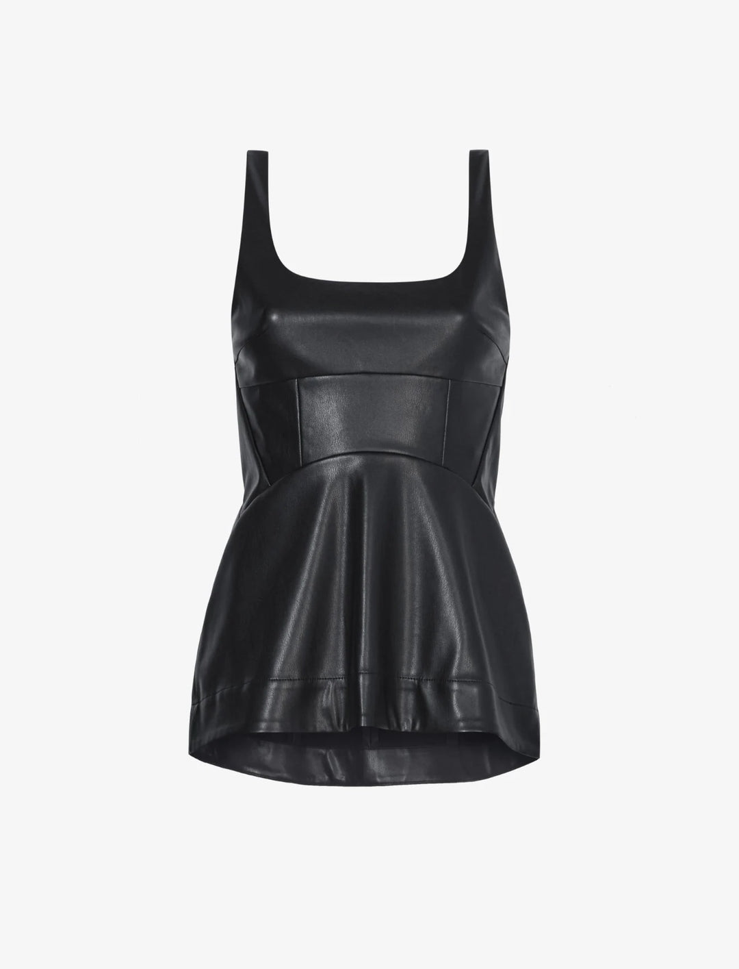 Faux Leather Bustier Top - Black Coplons Faux Leather Bustier Top - Black Coplons