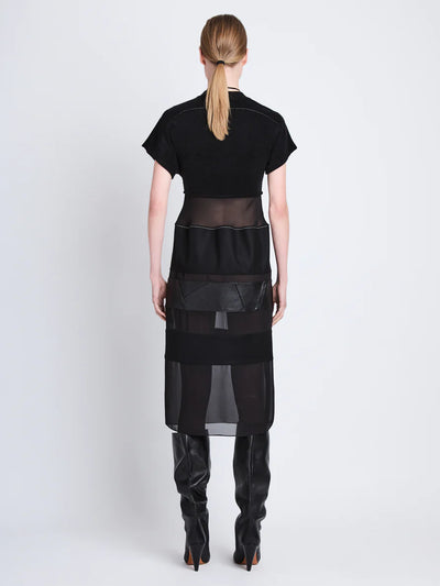 Multi Media Dress - Black