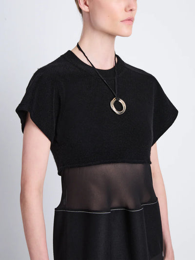 Multi Media Dress - Black