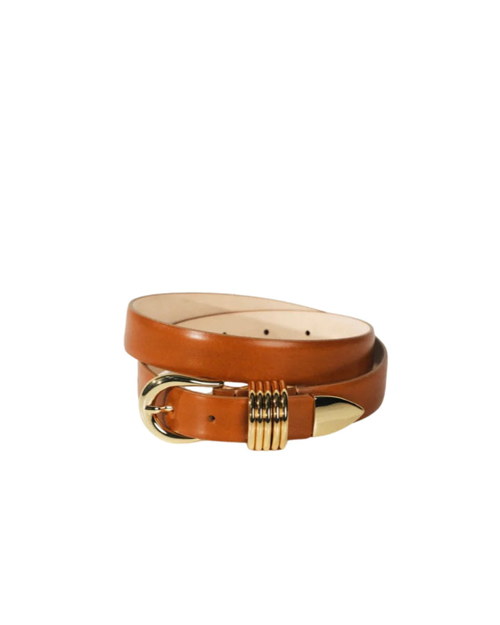 Hollyhock Gold Belt - Camel