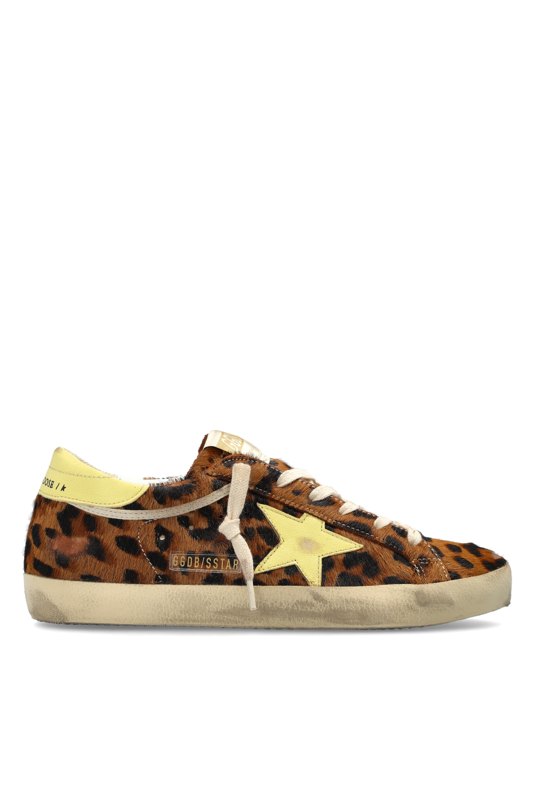 Super-Star Sneaker – Leopard Haircalf & Butter Yellow
