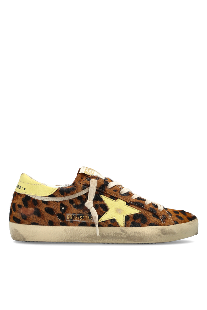 Super-Star Sneaker – Leopard Haircalf & Butter Yellow