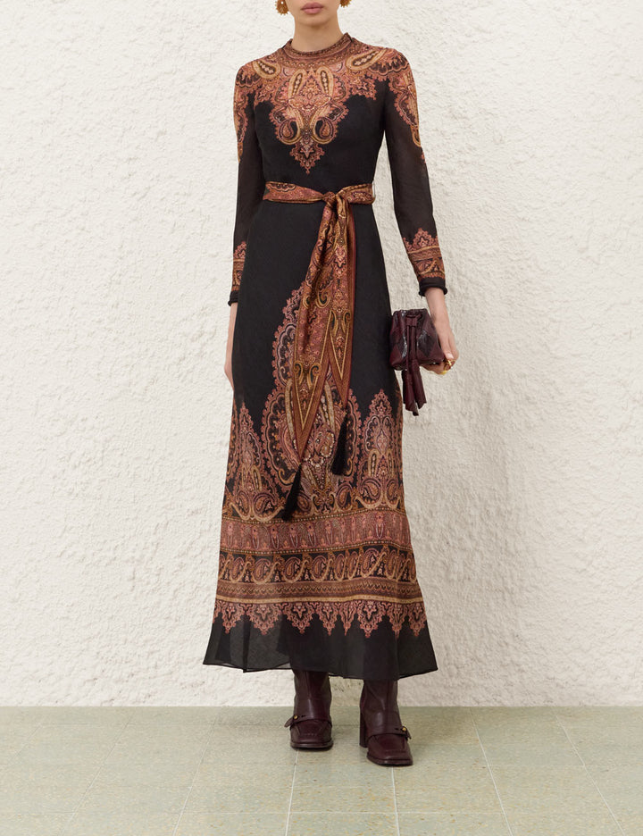Ascent Sheath Dress - Black Multi