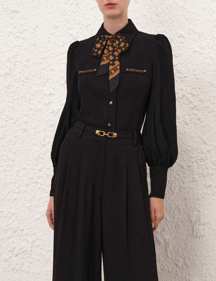 Utility Blouse - Black