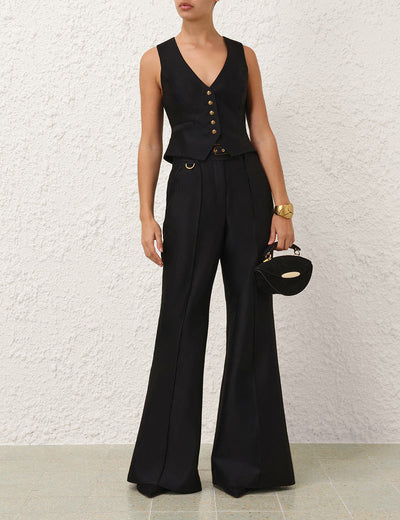 HYPNOTIC FLARE PANT - Black