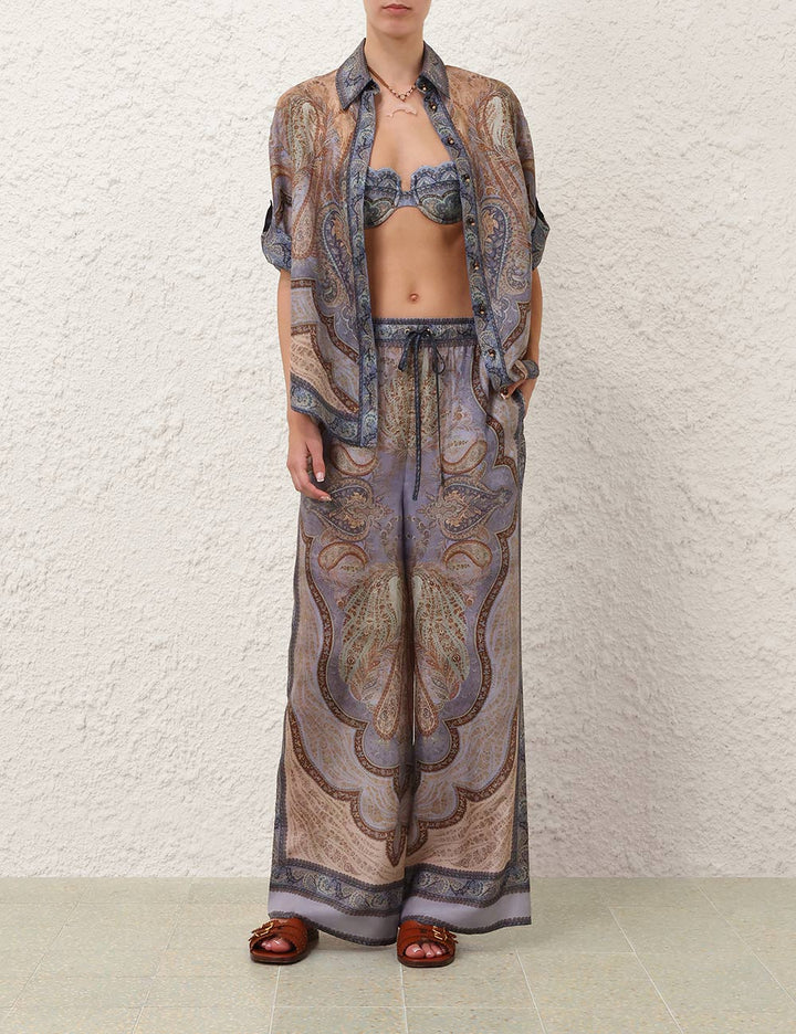Wanderlust Relaxed Pant - Tapestry Blue Multi