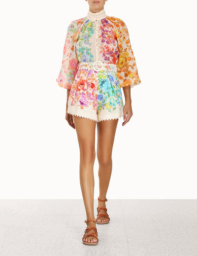 RAIE BILLOW BLOUSE - Multi Floral