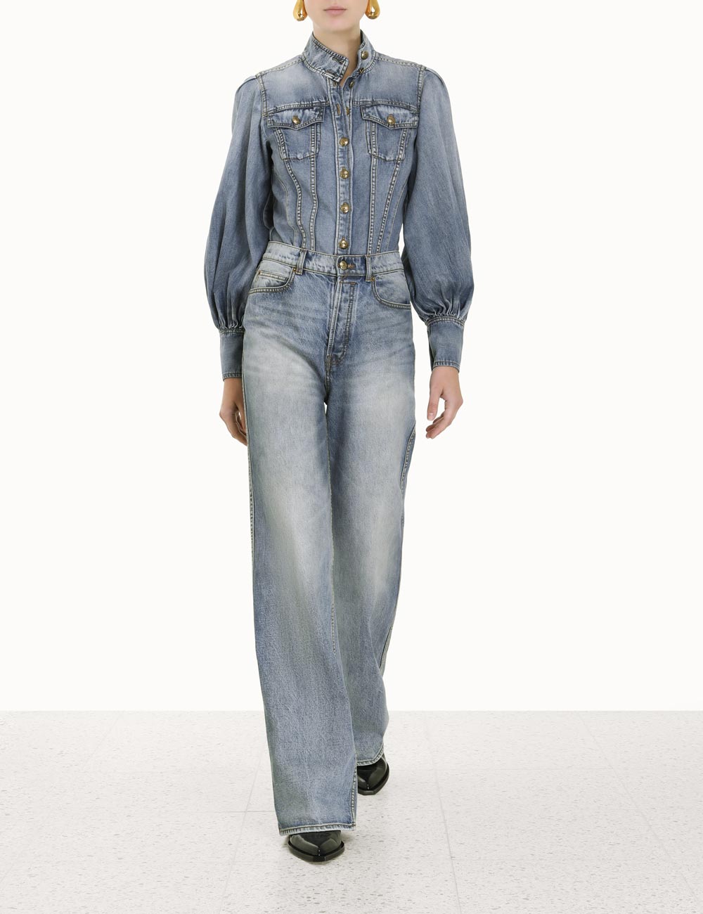 LUMINOSITY WIDE STRAIGHT JEAN - Briny Blue – Coplons