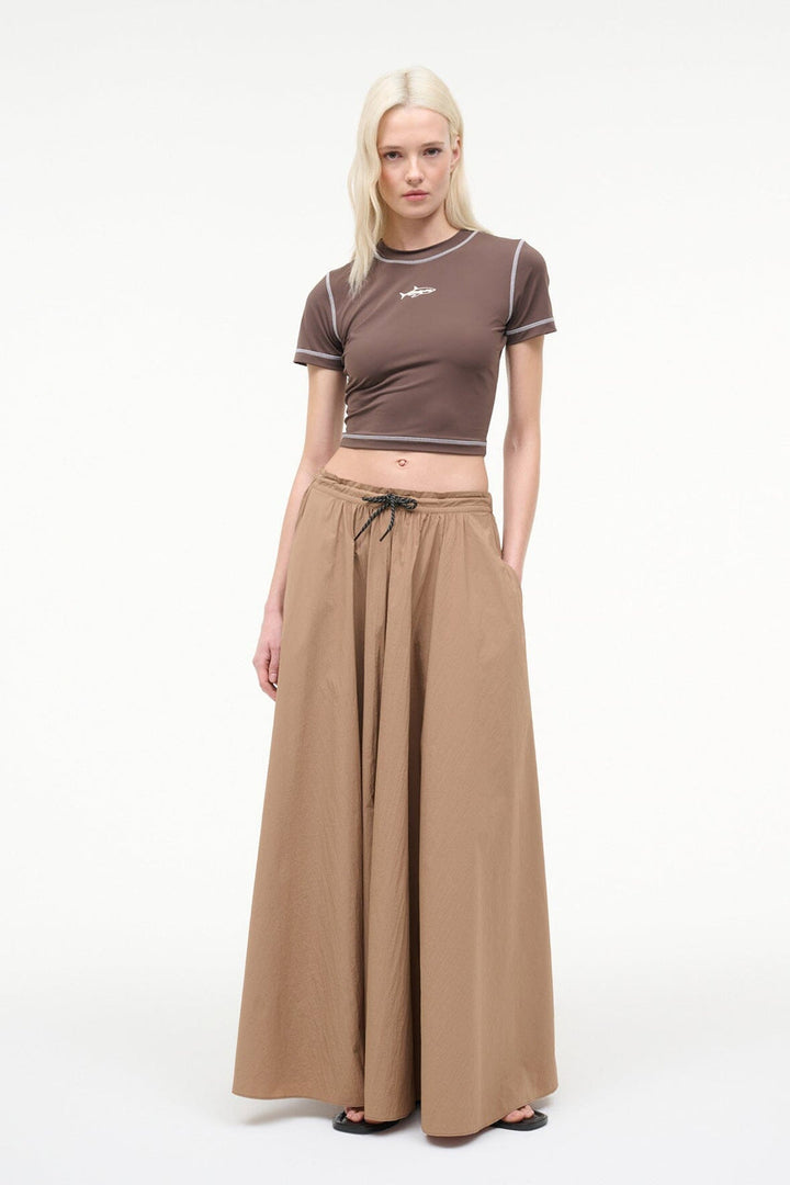 Eden Maxi Skirt - Tan