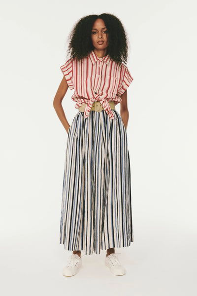 This Way That Way Dress - Blue Stripe