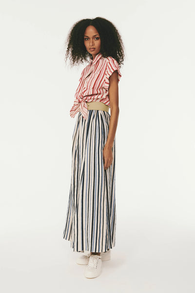 This Way That Way Dress - Blue Stripe