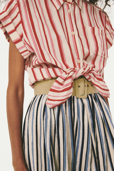 This Way That Way Dress - Blue Stripe