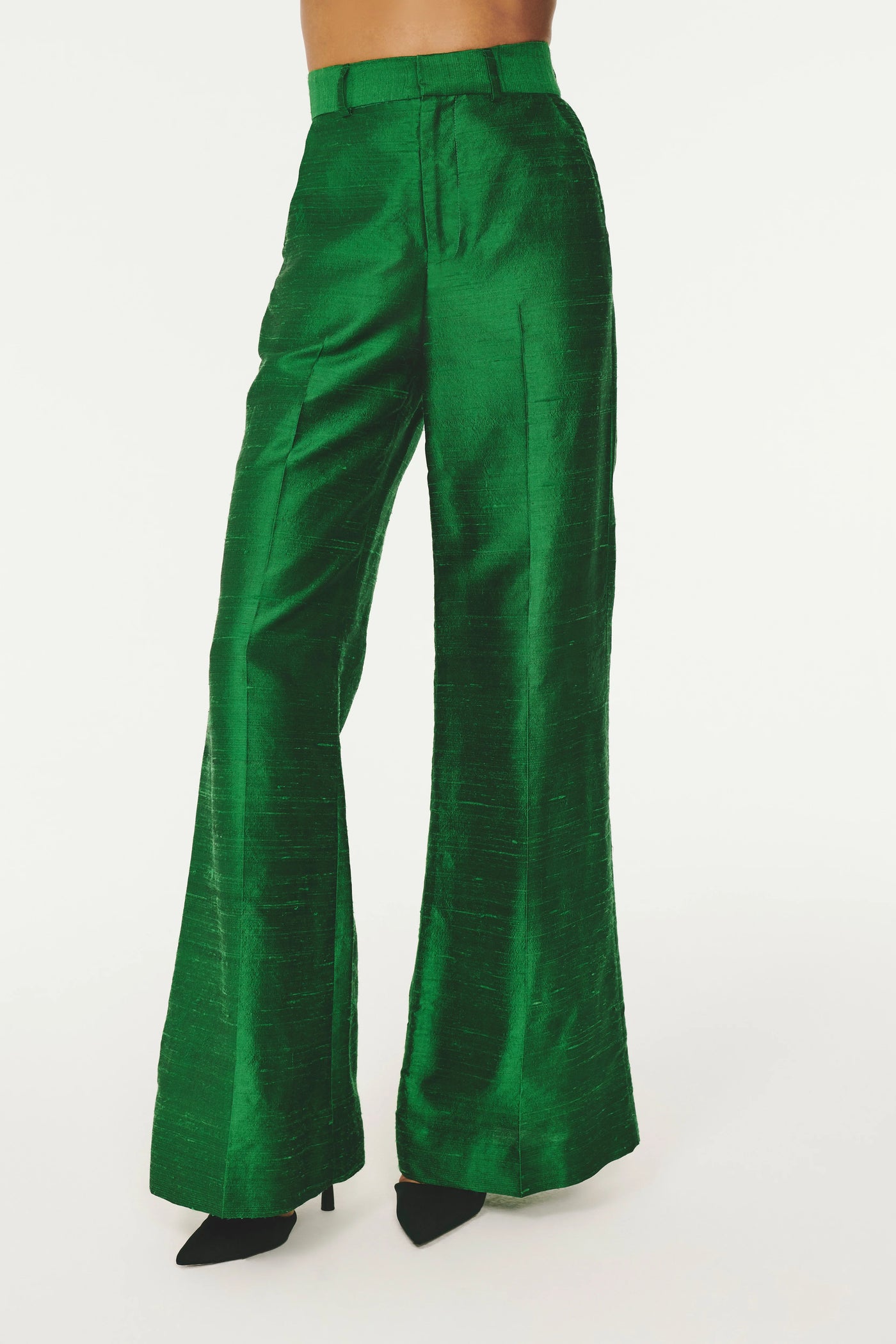 Full Length Flare Pant - Emerald