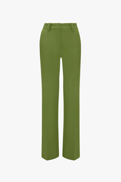 Tailored Straight Leg Trouser - Serpent Green