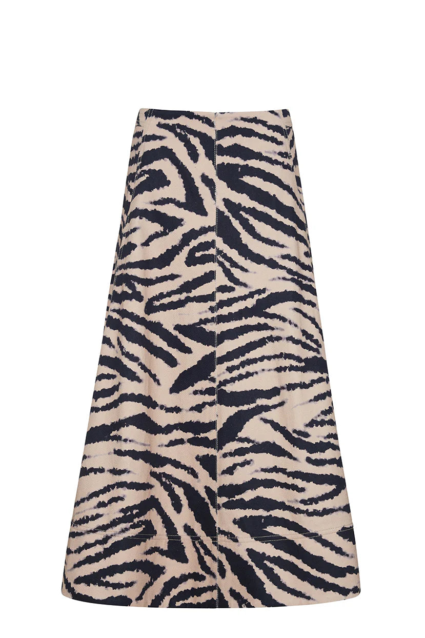 AISHA SKIRT - Zebra Blush