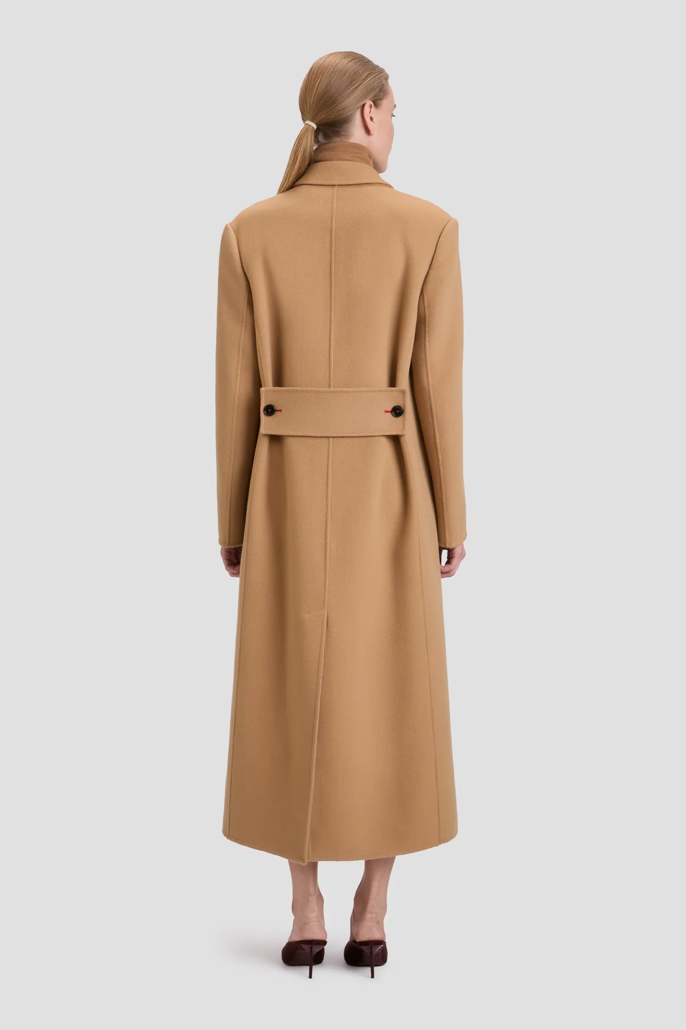 Double Faced Overcoat - Camel