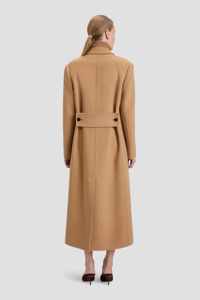 Double Faced Overcoat - Camel