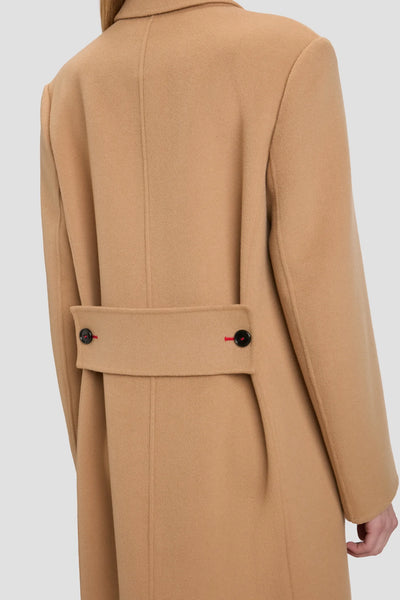 Double Faced Overcoat - Camel