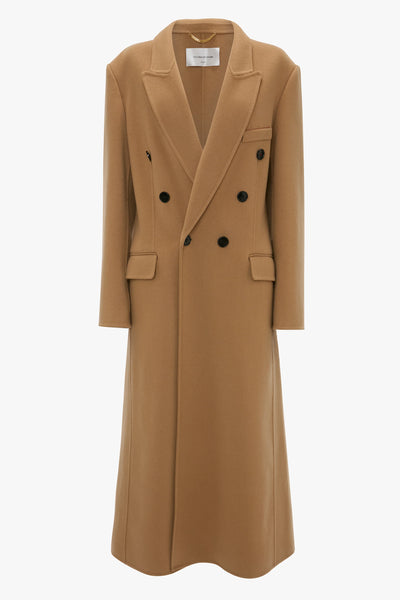 Double Faced Overcoat - Camel