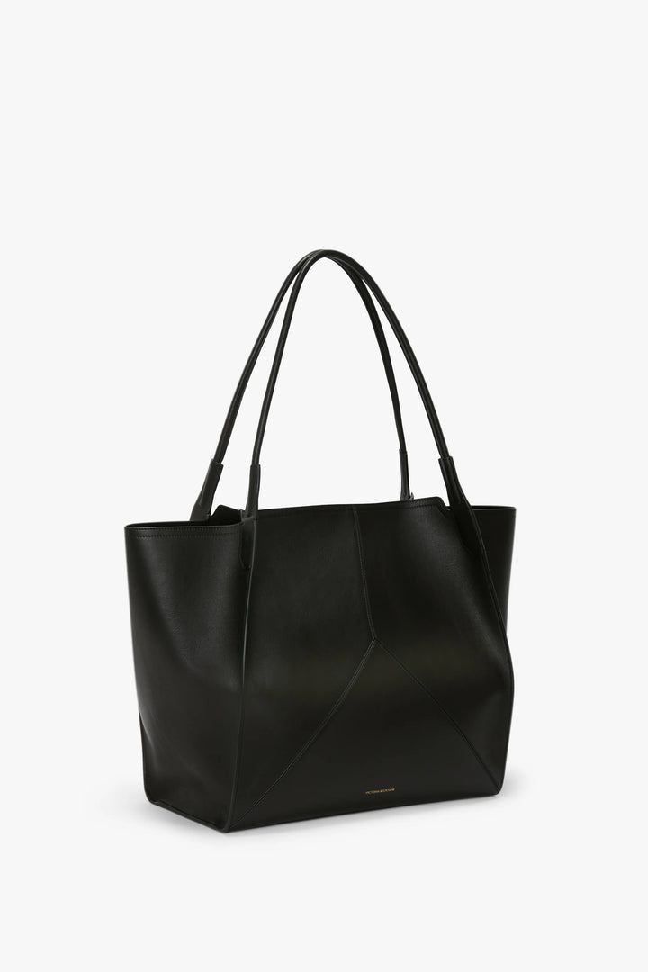 Large Victoria Tote In Black Soft Leather