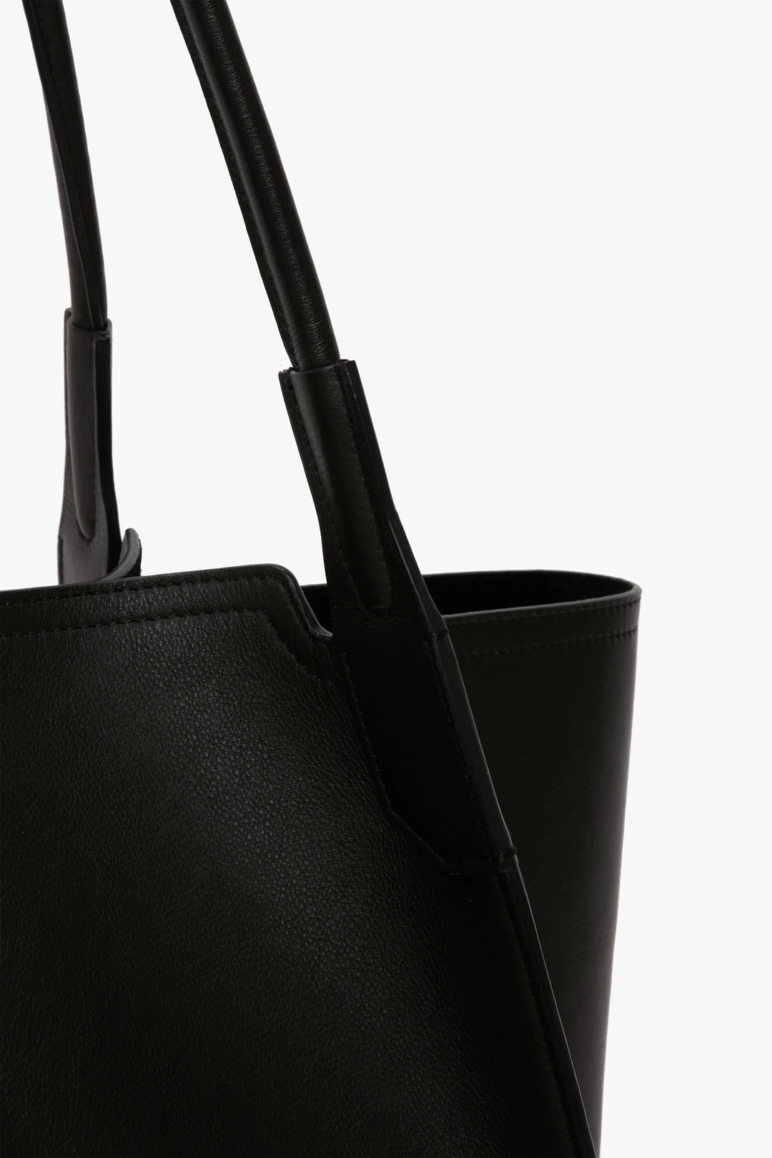 Large Victoria Tote In Black Soft Leather