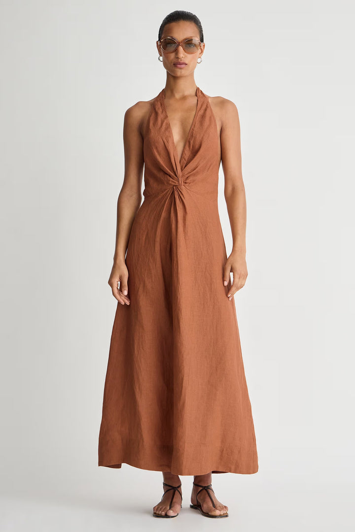 Salome Halter Maxi - Topaz