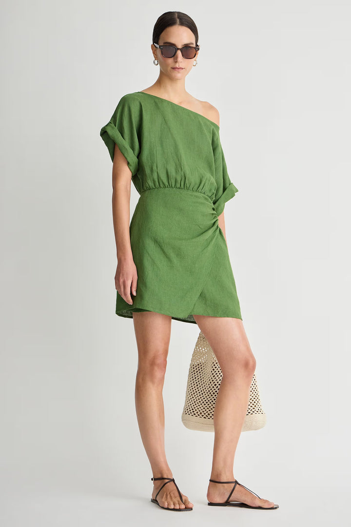 Sigrun Mini Dress - Loden