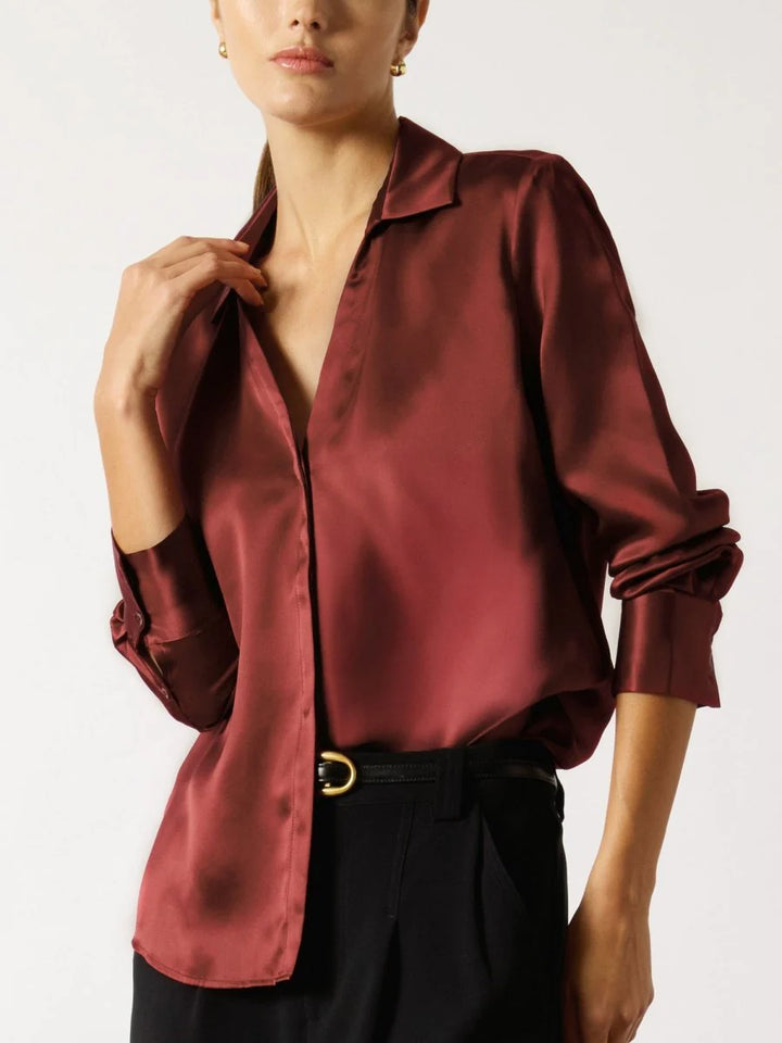 Eden Blouse - Claret