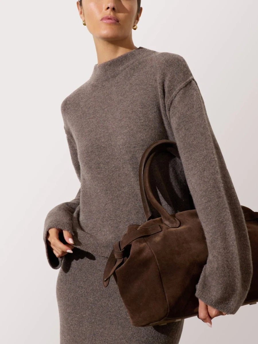 The RONAN SWEATER - Otter Melange