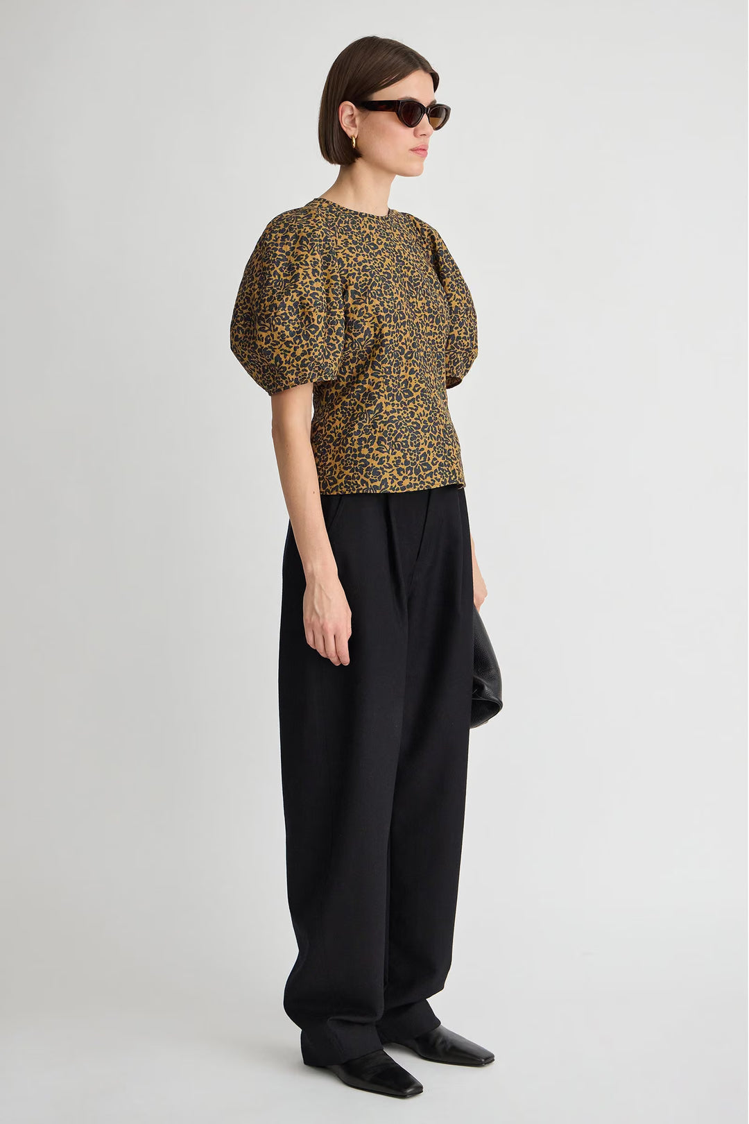 Lino Top - Animal Print