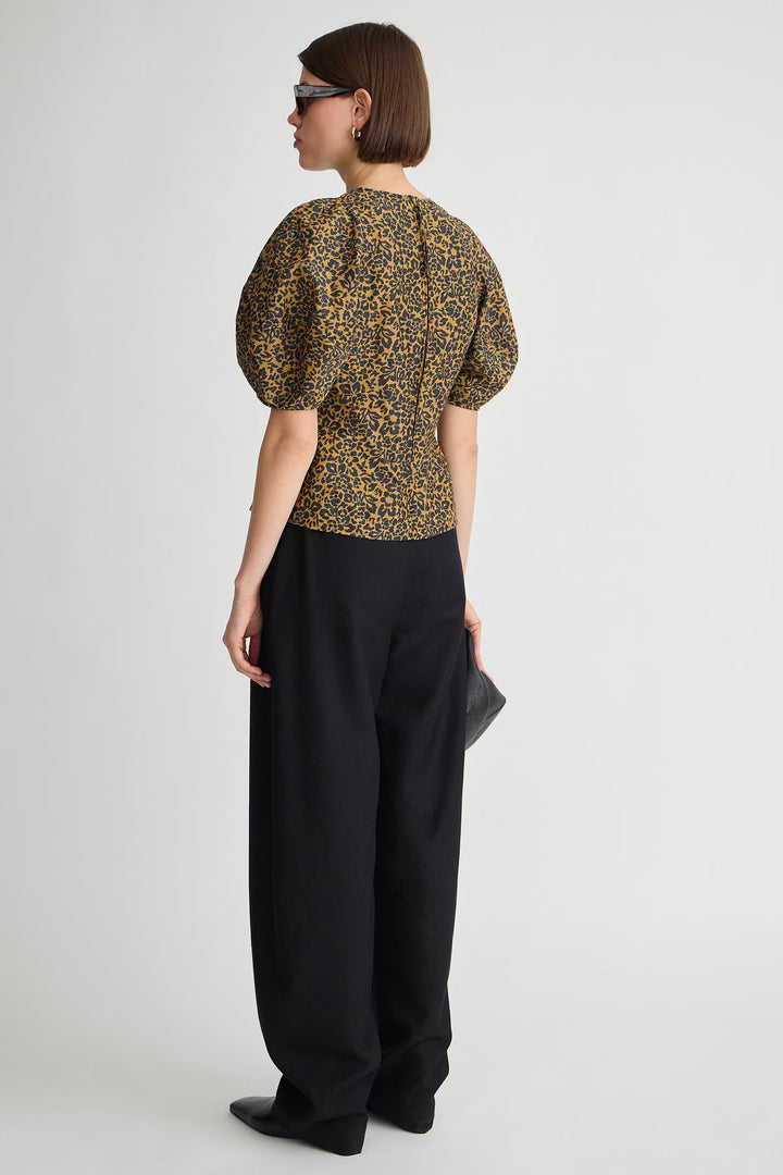 Lino Top - Animal Print