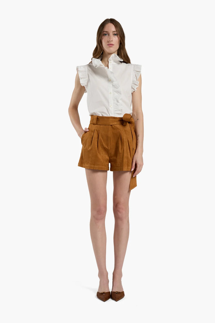 Indigo Short - Camel