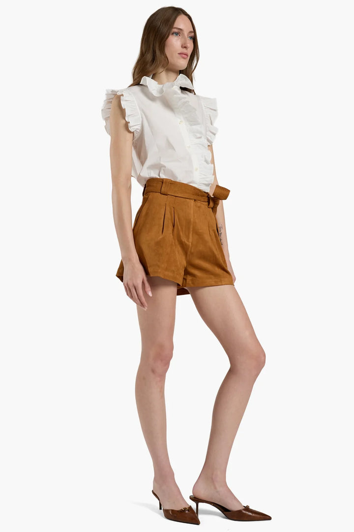 Indigo Short - Camel