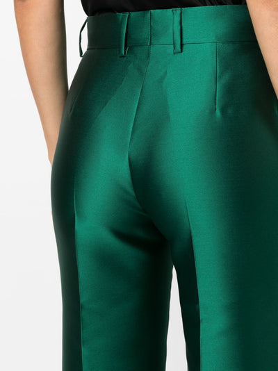 Mikado Tailored Trousers - Emerald Green