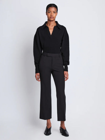 Marlene Pant in Tropical Wool - Black