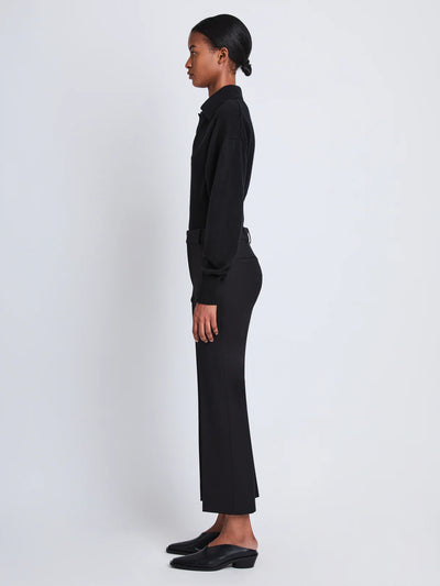 Marlene Pant in Tropical Wool - Black