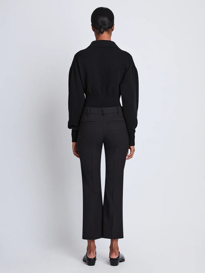 Marlene Pant in Tropical Wool - Black
