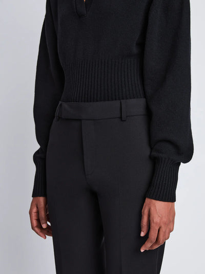 Marlene Pant in Tropical Wool - Black